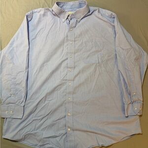 Classic Blue Men's Button-Down Shirt